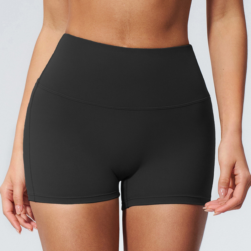 European and American Summer New High-Waisted Butt-Lifting Yoga Shorts Peach Butt Tight-Fitting Sports Fitness Three-Point Shorts for Women 5560