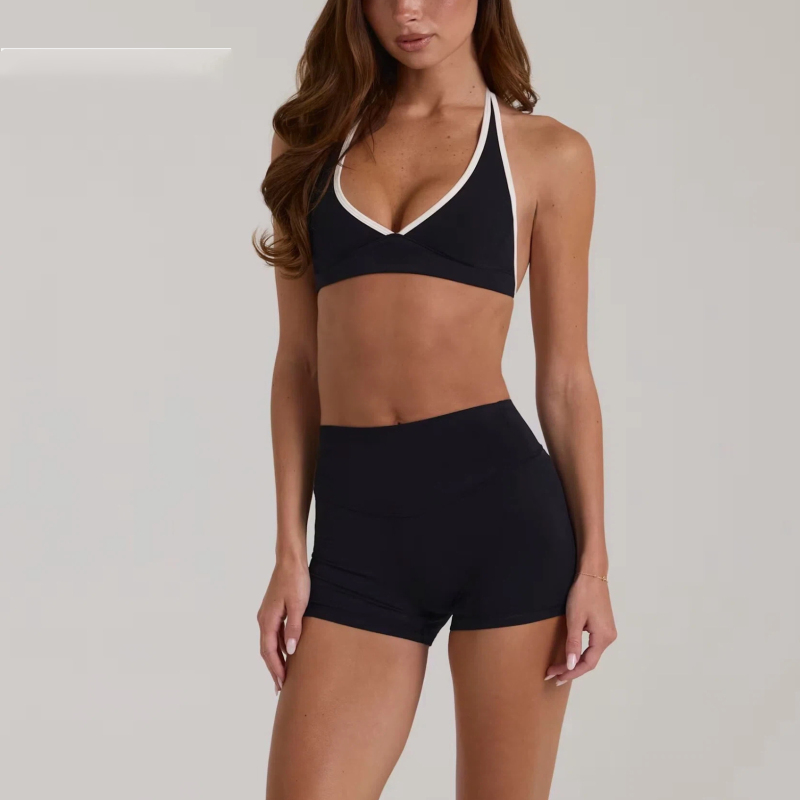 YS-26035-TZ     Seamless Brushed Sports Yoga Outfit Set