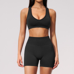 ZC-TZ7655-8-TZ     Shock-Absorbing Yoga Training Fitness Outfit Set
