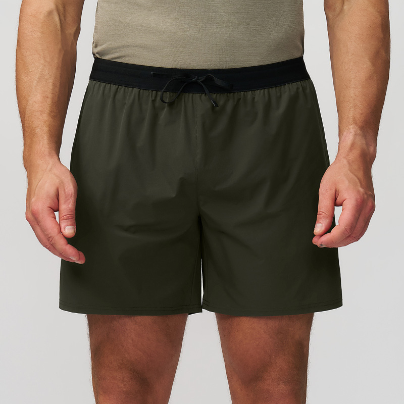 Cross-Border Men's Sports and Fitness Color Matching Quick-Drying Skin-Friendly Shorts Outdoor Hiking Work Clothing Casual Quarter Pants 5513