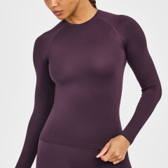 Long sleeve purple
