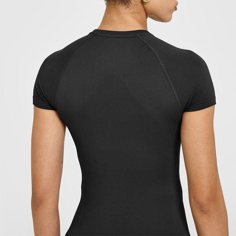 Winter Quick-Drying Long-Sleeved Yoga Clothes, High-Intensity Pilates Long-Sleeved Tops, Running Sports and Fitness Clothes