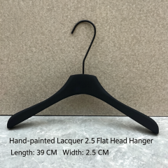 Women's hand-painted black 2.5 flat head [black 15cm hook]
