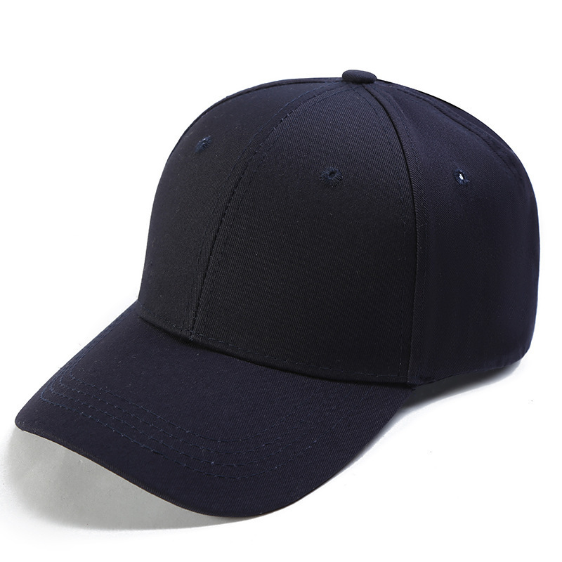 European and American solid color light plate rear opening ponytail baseball cap women's fashion sports cap outdoor sun protection hat