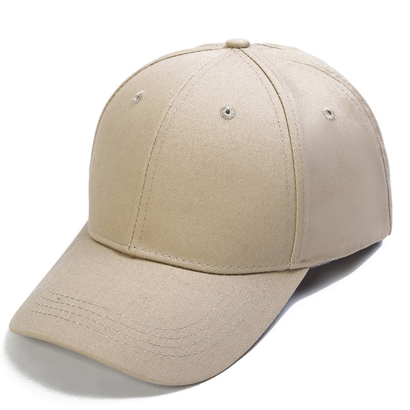 European and American solid color light plate rear opening ponytail baseball cap women's fashion sports cap outdoor sun protection hat