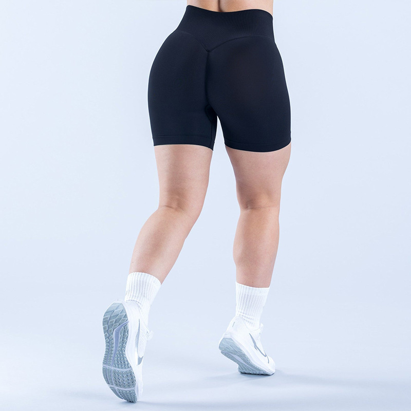 Dfyne High-Waisted Tummy Control Butt-Lifting Pants Fitness Leggings Sports Capri Pants Pilates Workout Yoga Pants for Women