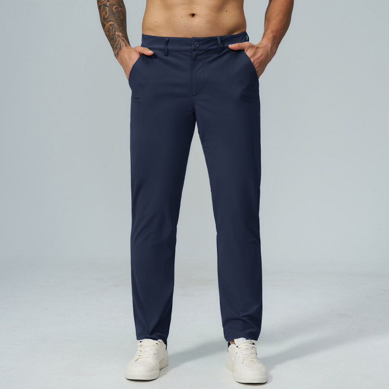 Cross-Border Men's New Autumn Style Soft-Touch Skin-Friendly Golf Commuter Straight-Leg Quick-Dry Sports Casual Pants 5095