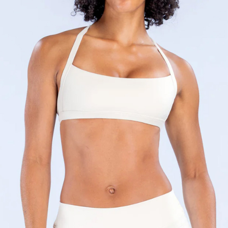 Dfyne Cross-Border Double-Strap Sports Bra Quick-Dry Outdoor Running Fitness Top Beautiful Back Yoga Bra for Women