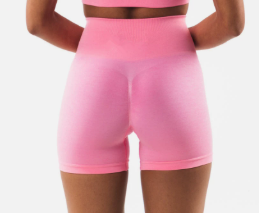 PY-5292-DkJacquard Fitness Shorts and Seamless Fitness Capri Pants