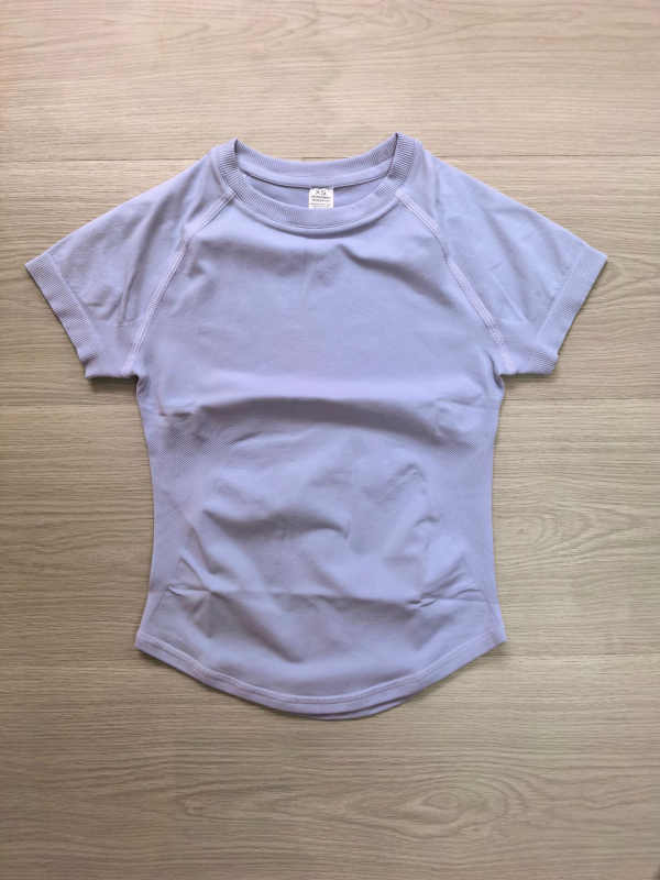 PY-A6396-DX      High Elastic Moisture Wicking Tight Seamless Short-Sleeved