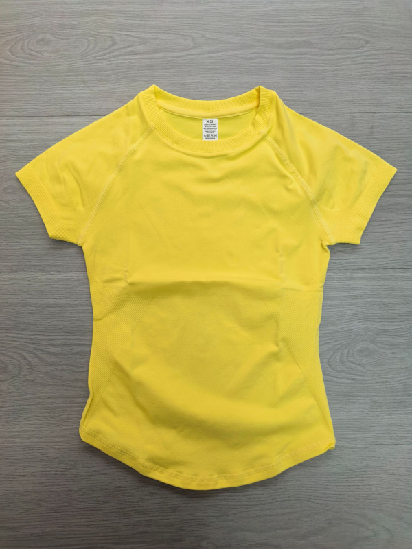 PY-A6396-DX      High Elastic Moisture Wicking Tight Seamless Short-Sleeved