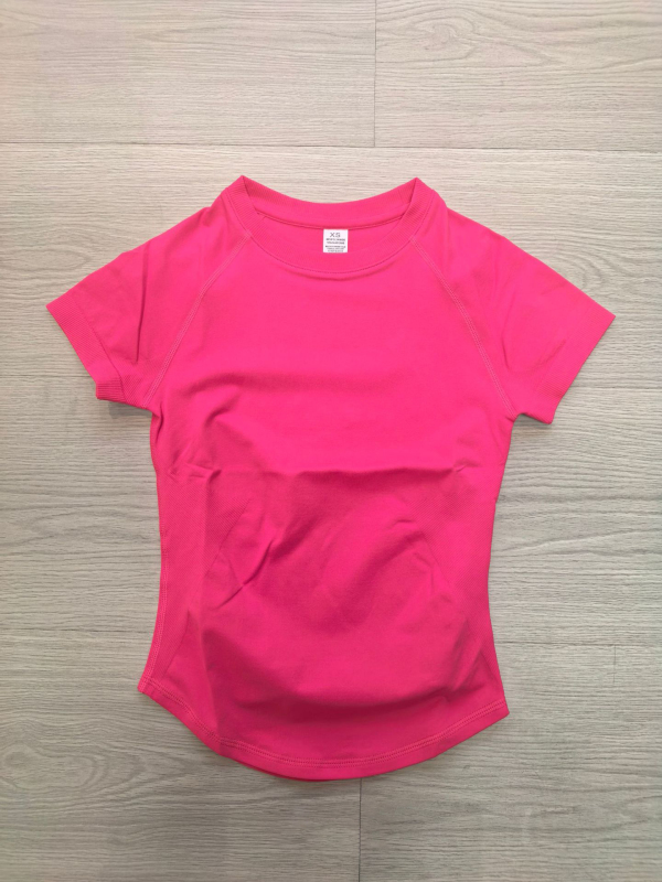 PY-A6396-DX      High Elastic Moisture Wicking Tight Seamless Short-Sleeved