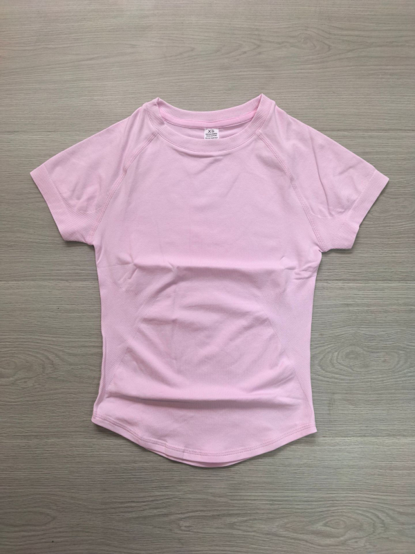 PY-A6396-DX      High Elastic Moisture Wicking Tight Seamless Short-Sleeved
