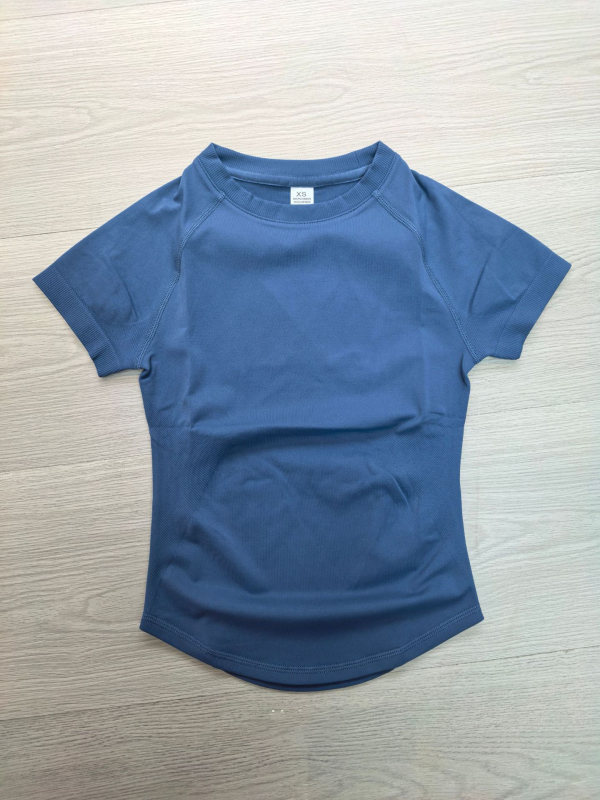 PY-A6396-DX      High Elastic Moisture Wicking Tight Seamless Short-Sleeved