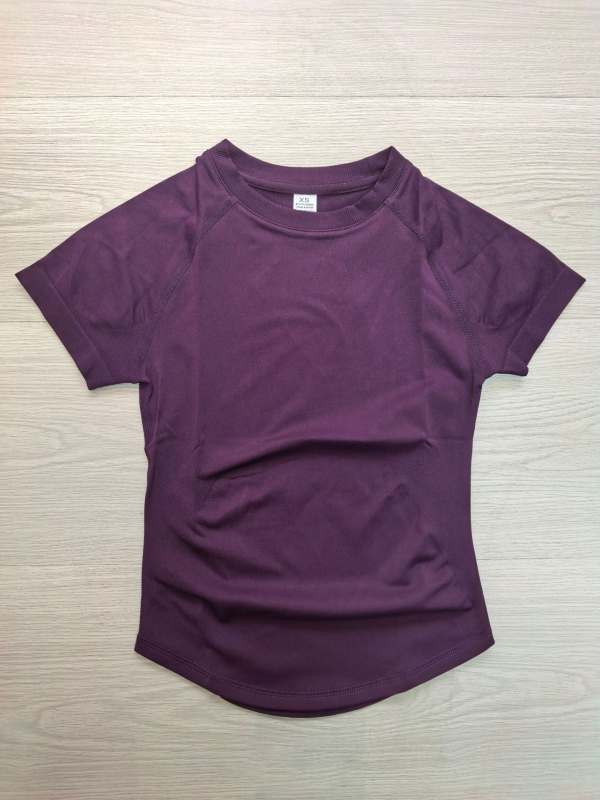 PY-A6396-DX      High Elastic Moisture Wicking Tight Seamless Short-Sleeved