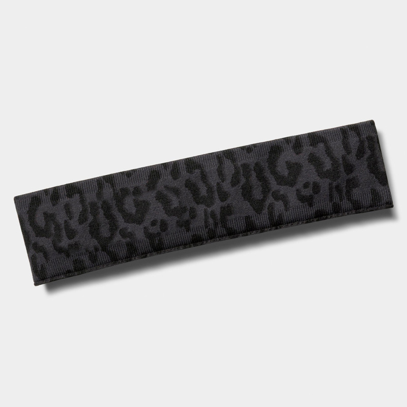 Cross-Border Seamless Leopard Print Yoga Headband, Fashionable High-Elastic Fitness Headband, Quick-Drying Running and Cycling Sports Headband