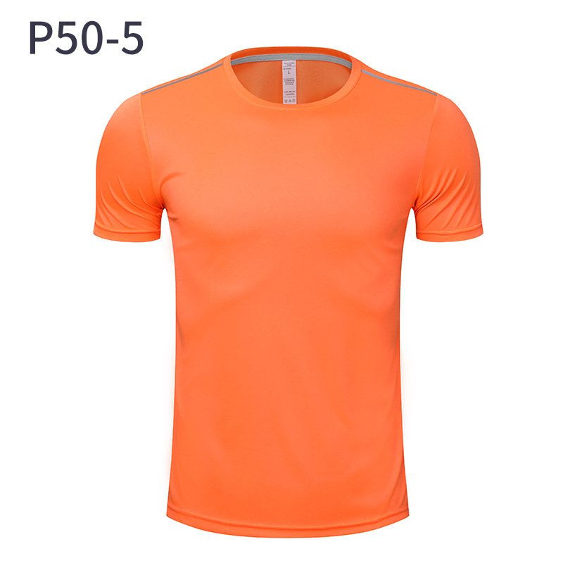 Quick-drying short-sleeved men's summer outdoor running T-shirt work fitness clothes training T-shirt advertising cultural shirt sports top