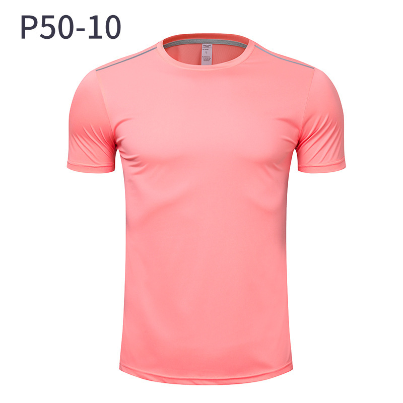 Quick-drying short-sleeved men's summer outdoor running T-shirt work fitness clothes training T-shirt advertising cultural shirt sports top
