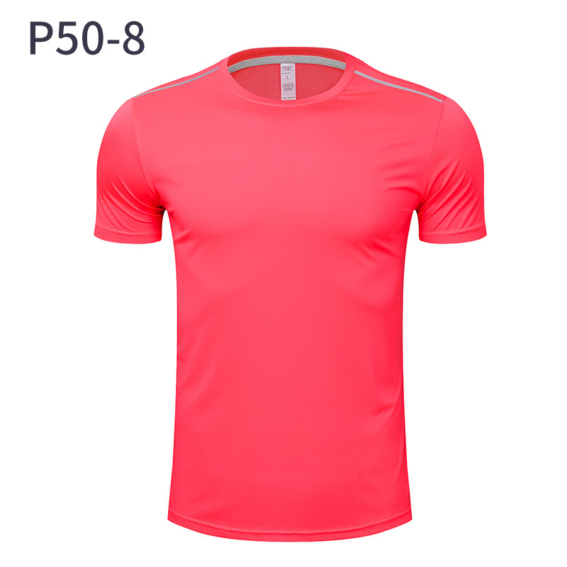 Quick-drying short-sleeved men's summer outdoor running T-shirt work fitness clothes training T-shirt advertising cultural shirt sports top