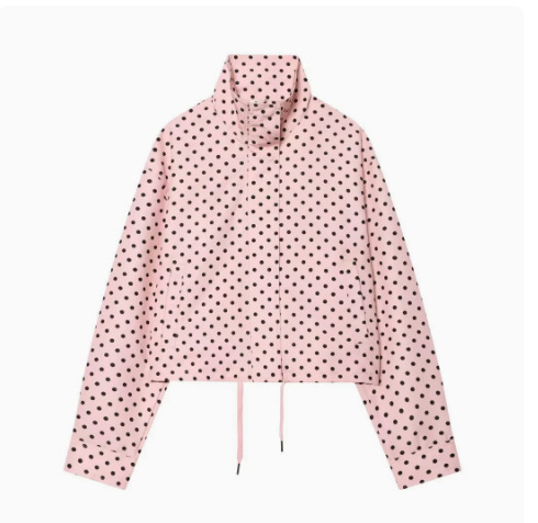 Cross-Border Foreign Trade Women's Clothing 2025 Autumn European and American Style Polka Dot Jacket + Polka Dot Shorts Set for Women A36686