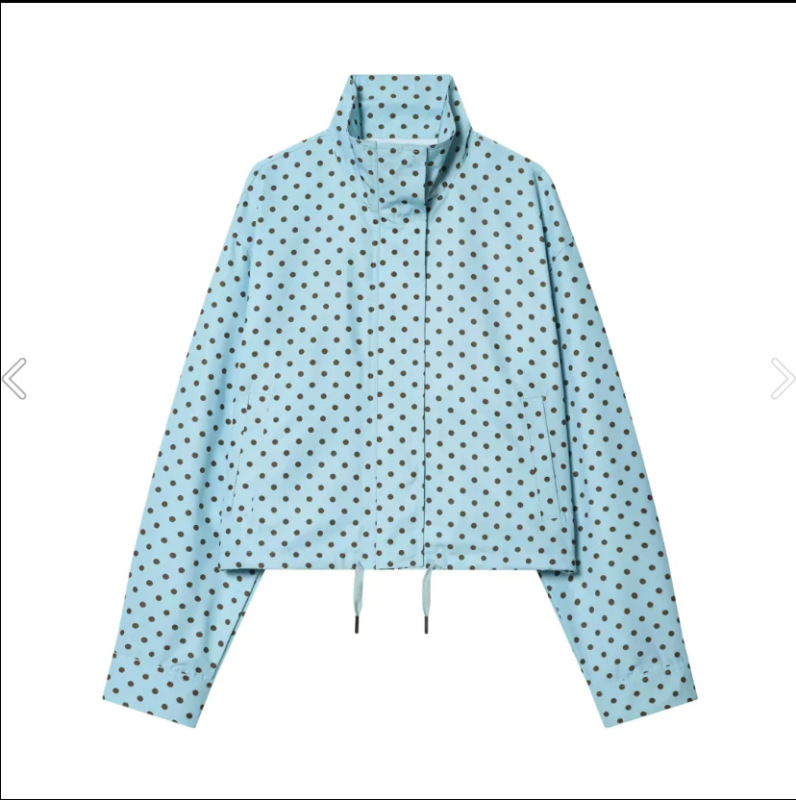 Cross-Border Foreign Trade Women's Clothing 2025 Autumn European and American Style Polka Dot Jacket + Polka Dot Shorts Set for Women A36686