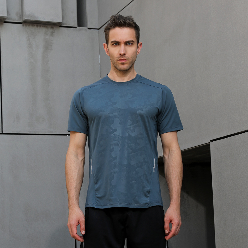 Unit Group Clothing Fitness Sports Suit Marathon Short-sleeved Running Suit Quick-drying Fitness Leisure Sports Running Suit