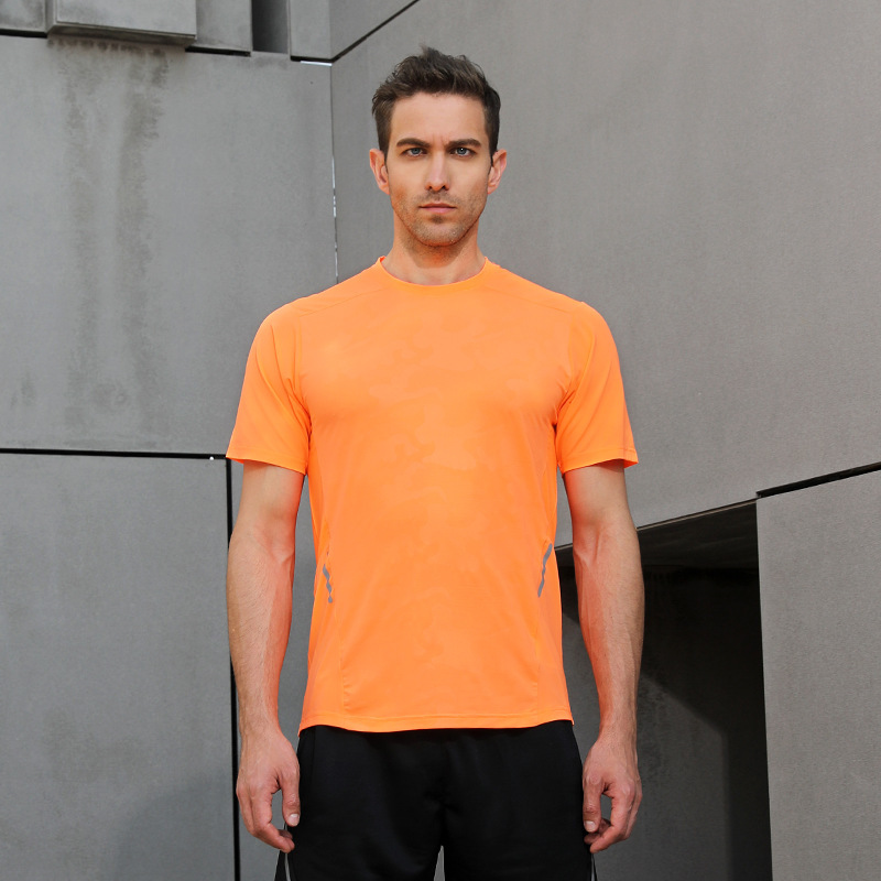 Unit Group Clothing Fitness Sports Suit Marathon Short-sleeved Running Suit Quick-drying Fitness Leisure Sports Running Suit