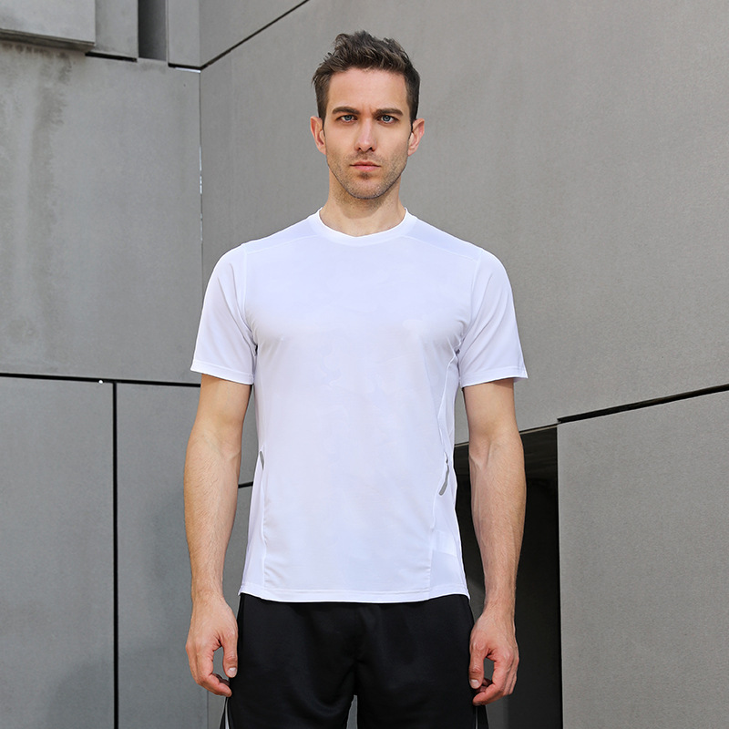 Unit Group Clothing Fitness Sports Suit Marathon Short-sleeved Running Suit Quick-drying Fitness Leisure Sports Running Suit
