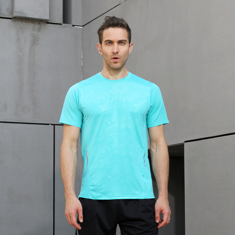 Unit Group Clothing Fitness Sports Suit Marathon Short-sleeved Running Suit Quick-drying Fitness Leisure Sports Running Suit
