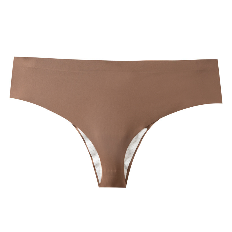 European and American Cross-Border Amazon Women's Anti-Embarrassment Thong with Cotton Pads for Yoga, Fitness, and Seamless Underwear for Women