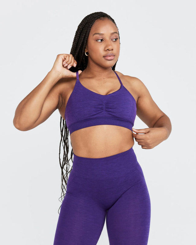 Specially Designed for Cross-border Back Cross Buckle Sports Bra Crescent Tissue Pants Seamless Yoga Bra Pants Set