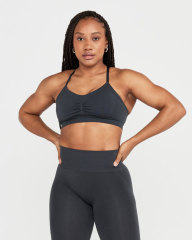 Coal gray bra and trousers set