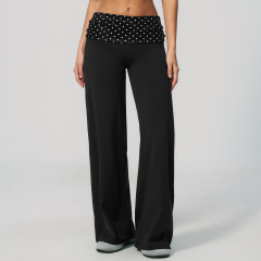 Black and white polka dots