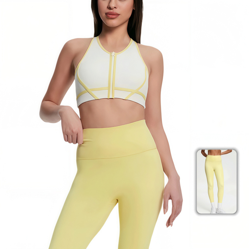 YS-26017-TZ      Nude-Feel Tight-Fitting Beautiful Back Yoga Set