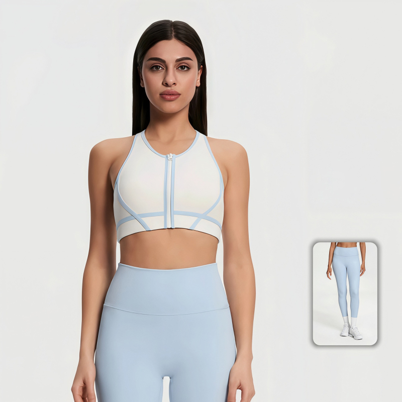 YS-26017-TZ      Nude-Feel Tight-Fitting Beautiful Back Yoga Set