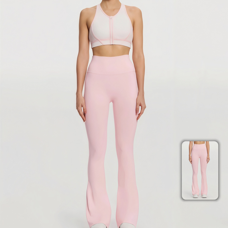 YS-26017-TZ      Nude-Feel Tight-Fitting Beautiful Back Yoga Set