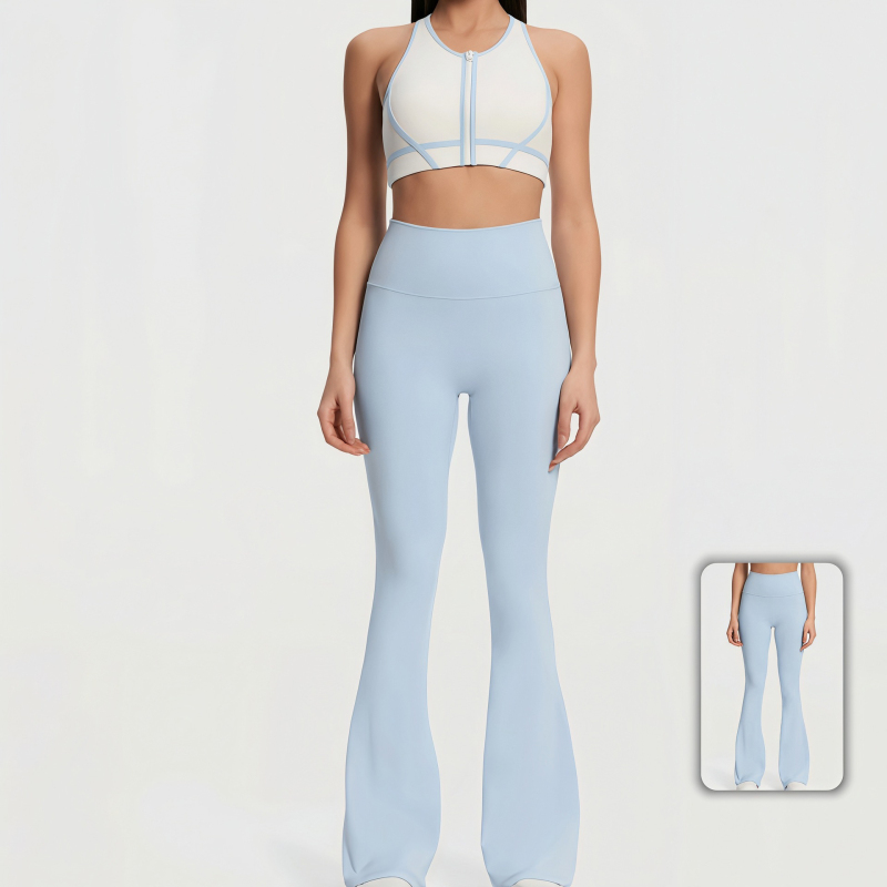 YS-26017-TZ      Nude-Feel Tight-Fitting Beautiful Back Yoga Set