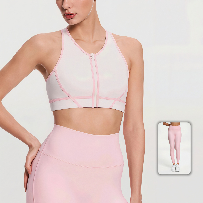 YS-26017-TZ      Nude-Feel Tight-Fitting Beautiful Back Yoga Set