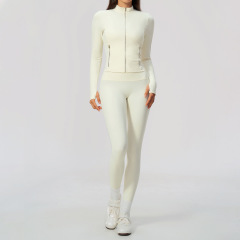 creamy white