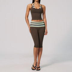 brown stripes