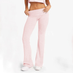 nude pink trousers