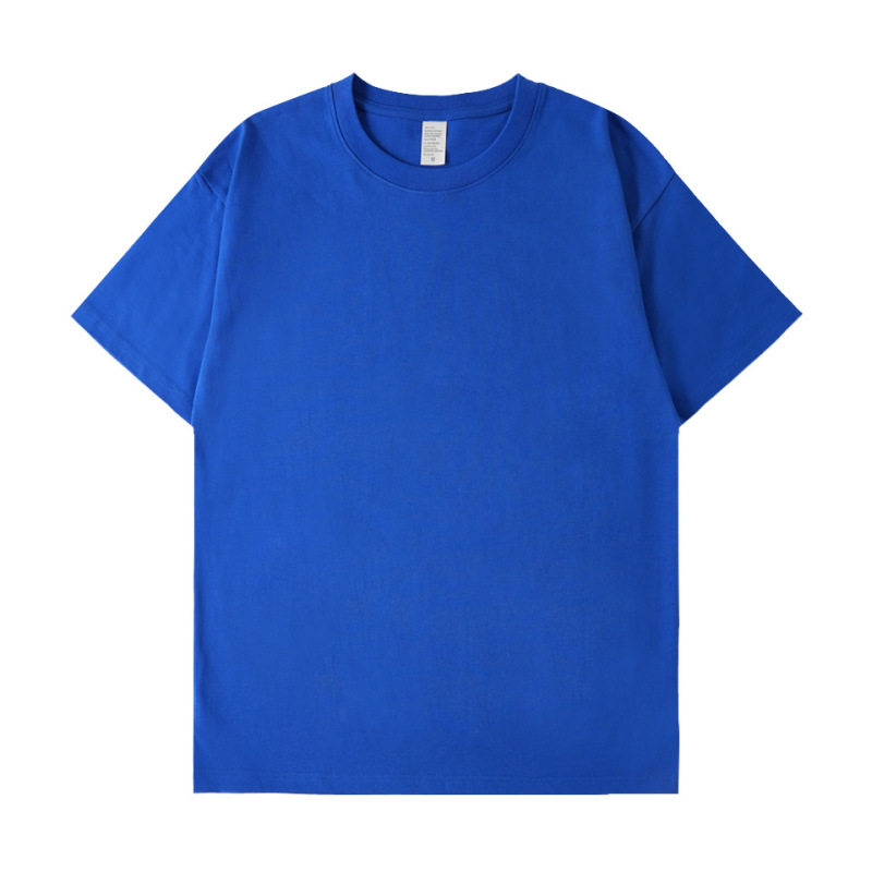 280g Heavyweight Pure Cotton T-Shirt, Combed Cotton, Trendy Brand, Short-Sleeve, Retro, Thickened, European/American Plus Size, DIY