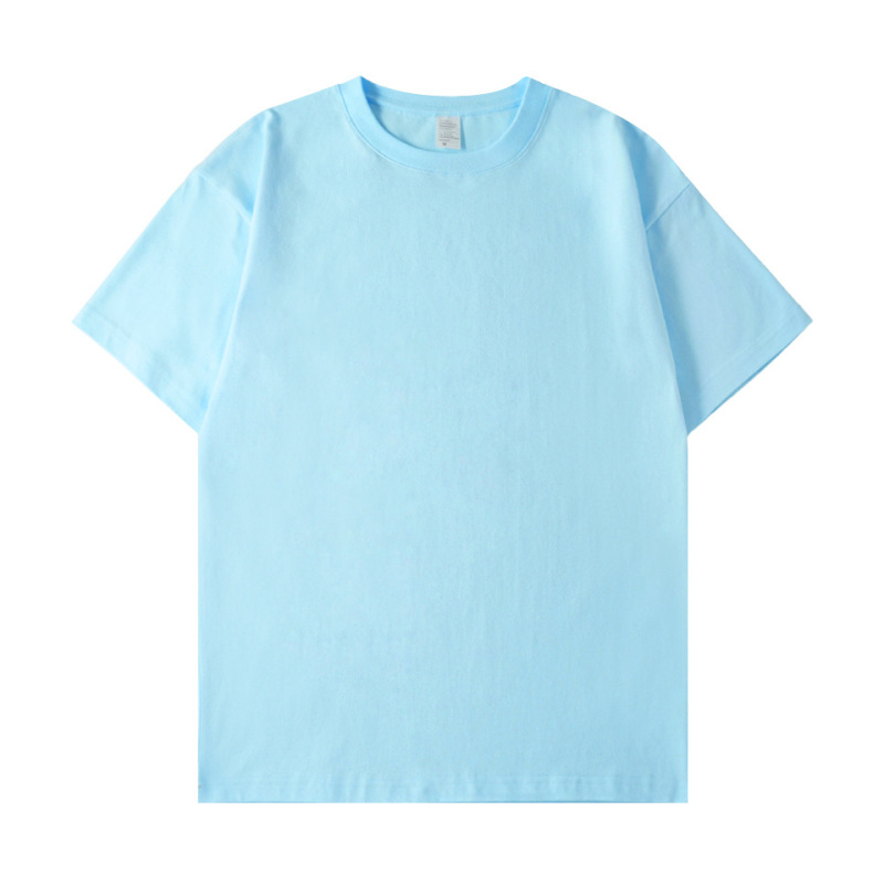 280g Heavyweight Pure Cotton T-Shirt, Combed Cotton, Trendy Brand, Short-Sleeve, Retro, Thickened, European/American Plus Size, DIY