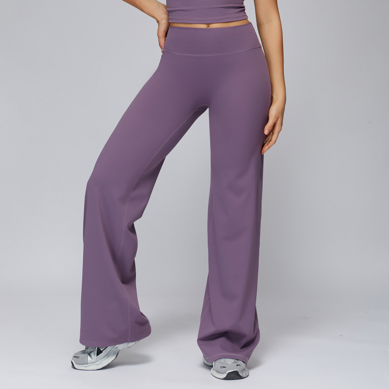 Zechuang New Style Autumn/Winter Long Pants High Waist Wide Leg Loose Fit Sports Long Pants Outdoor Casual Sports Fitness Long Pants 3127