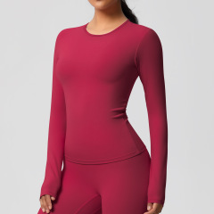 7102 long sleeves-rouge red