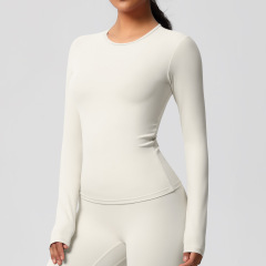 7102 long sleeves-light ivory
