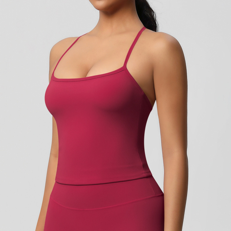in stock Cross-border Double-sided Sanding Tight Breathable Solid Color Training Yoga Suit Eight-piece Sports Running Fitness Suit for Women