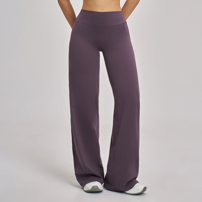 Zechuang New Style Autumn/Winter Long Pants High Waist Wide Leg Loose Fit Sports Long Pants Outdoor Casual Sports Fitness Long Pants 3127