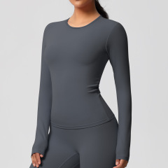 7102 long sleeves-graphite gray