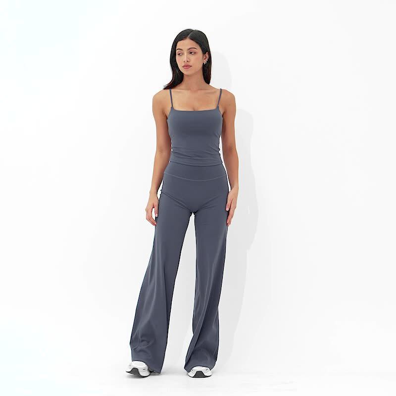 Zechuang New Style Autumn/Winter Long Pants High Waist Wide Leg Loose Fit Sports Long Pants Outdoor Casual Sports Fitness Long Pants 3127
